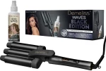 DEMELISS WAVES BLACK EDITION Επαγγελματικό Ψηφιακό Τριπλό Ψαλίδι Μαλλιών Για Μπούκλες 2. 8 cm Με Κεραμική Πλάκα 210˚C