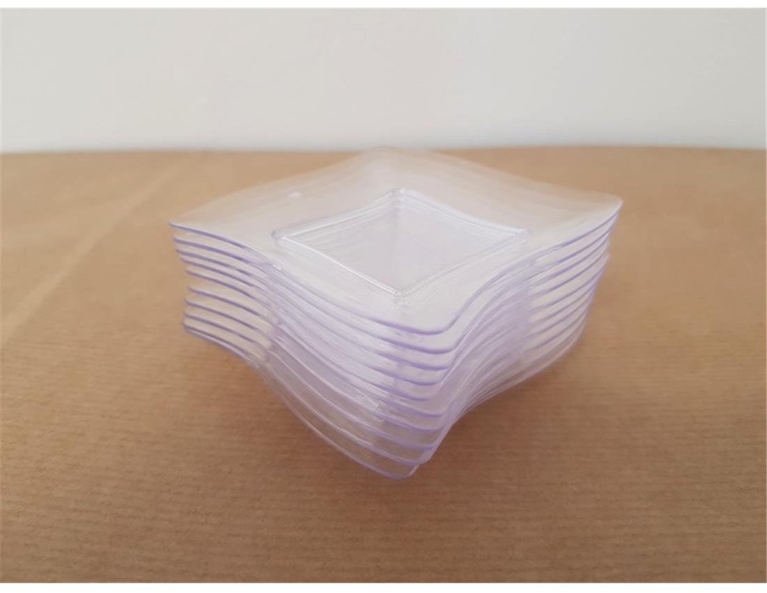 Πιατάκι πλαστικό διάφανο σ/10