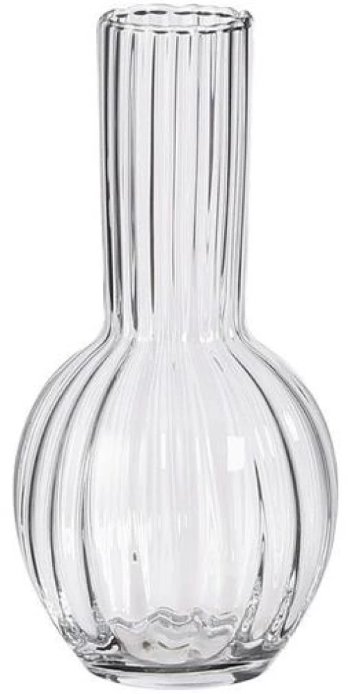 Βάζο γυάλινο SISSY rib 12x25