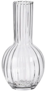 Βάζο γυάλινο SISSY rib 12x25