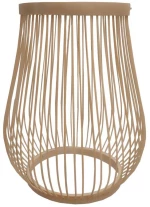 Φωτιστικό καπέλο φυσικό rattan Φ20x25