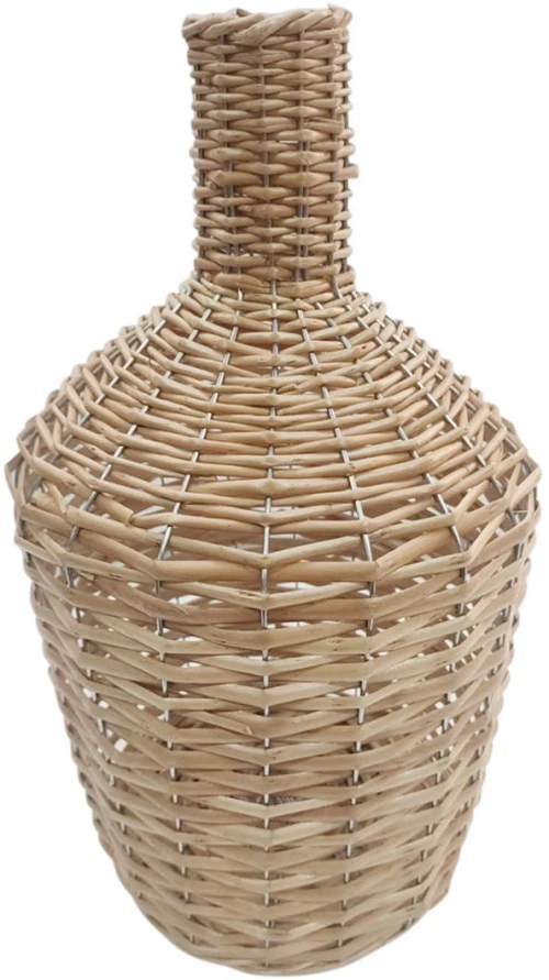 Βάζο rattan φυσικό 21x38
