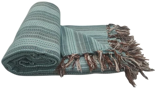 Ριχτάρι βαμβακερό aqua 180x220