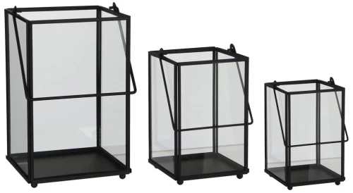 Φανάρι μεταλλικό μαύρο 10,2x9x14