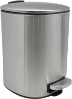 ΚΑΛΑΘΙ ΜΠΑΝΙΟΥ 5lt INOX ΜΑΤ ΤΕΤΡΑΓΩΝΟ SOFT CLOSE ANKOR - Ankor 824724