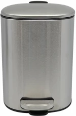 ΚΑΛΑΘΙ ΜΠΑΝΙΟΥ 5lt INOX ΜΑΤ ΤΕΤΡΑΓΩΝΟ SOFT CLOSE ANKOR - Ankor 824724