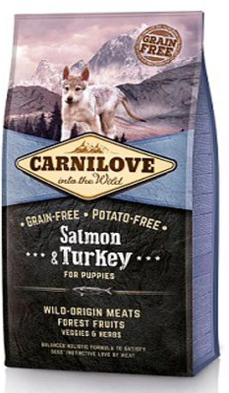 Brit Carnilove Salmon & Turkey - Puppy - Grain Free 12kg Μεσαίο