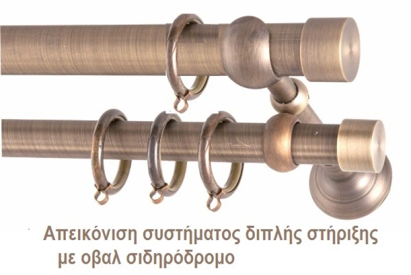 ΚΟΥΡΤΙΝΟΞΥΛΟ RETRO FRANS Φ25 ANTIK