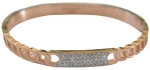 Βραχιόλι Ατσάλι Xειροπέδα 98755-114 Rose Gold Rose gold