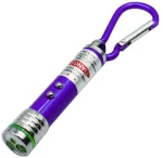 LED Mini Φακός – Μπρελόκ – Laser BL-1001 Μωβ