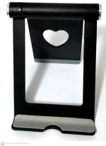 STAND ALUMINUM HOLDER SMARTPHONE Μαυρο