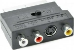 1.00.002 ADAPTOR SCART +3RCA+ΔΙΑΚΟΠΤΗ