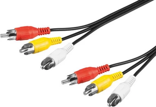 FTT16-006 3 rca αρσ. - 3 rca αρσ. επίχρυσο 2.5m