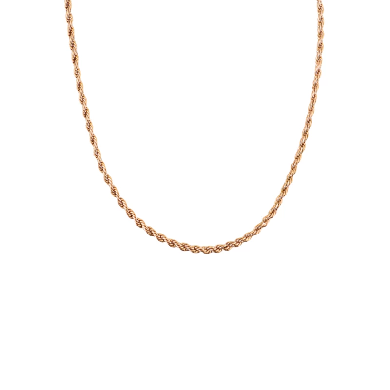 Κολιέ Αλυσίδα Με Σχέδιο 01492-44 Rose Gold Rose gold