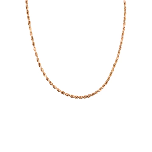 Κολιέ Αλυσίδα Με Σχέδιο 01492-44 Rose Gold Rose gold