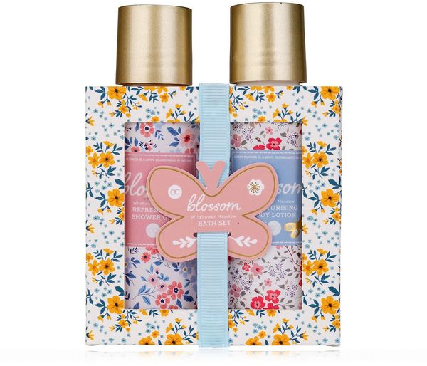 Σετ περιποίησης με αφρόλουτρο 100ml + λοσιόν σώματος 100ml, Blossom - Accentra