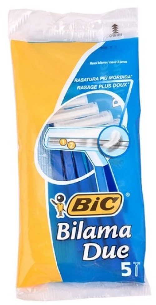 BiC Ξυραφάκια Bilama Μπλε 5τμχ.