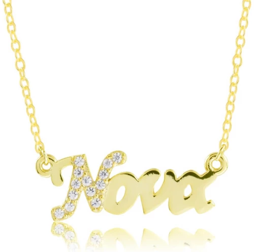 Κολιέ νονά ασήμι