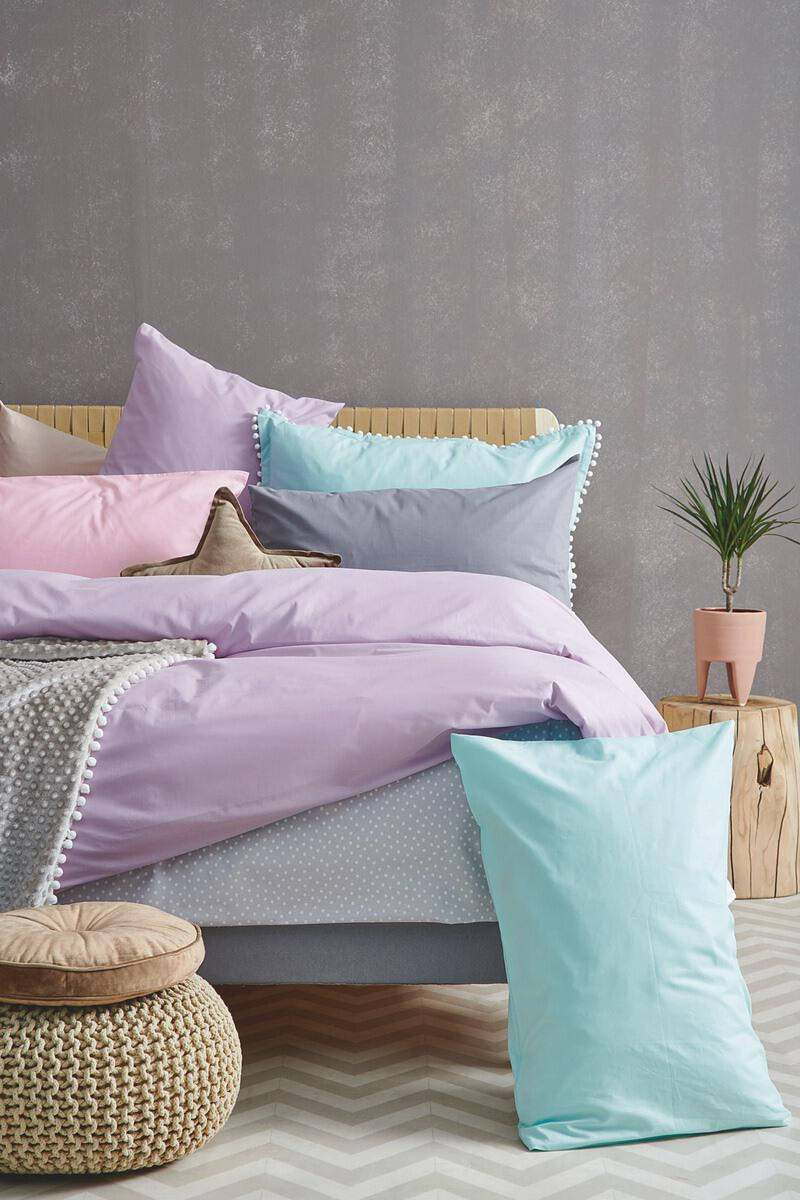 Παπλωματοθήκη Μονή 170x250cm Palamaiki Etoile Τυρκουάζ