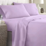 Σετ σεντόνια trinity υπέρδιπλα βαμβακοσατέν 220x245cm Joli Λιλά