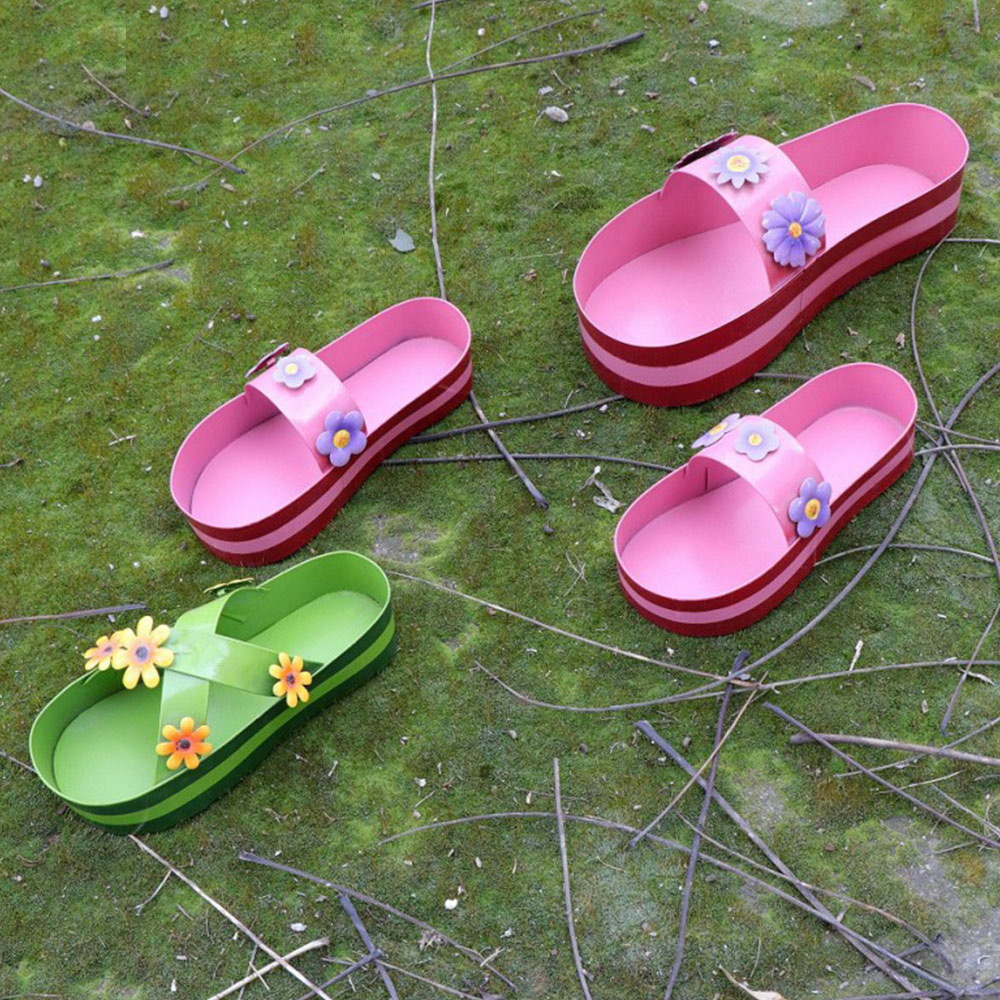 Παντόφλα διακοσμητική ροζ 30cm Espiel WAY120