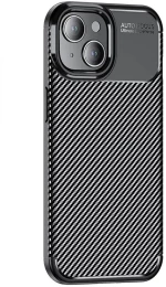 Θήκη Ancus AutoFocus Carbon Fiber για Apple iPhone 15 Μαύρη