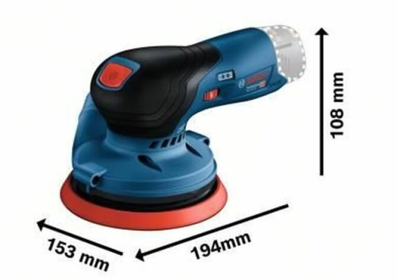 Εκκεντρικό τριβείο BOSCH GEX 12V-125 Professional 12 V