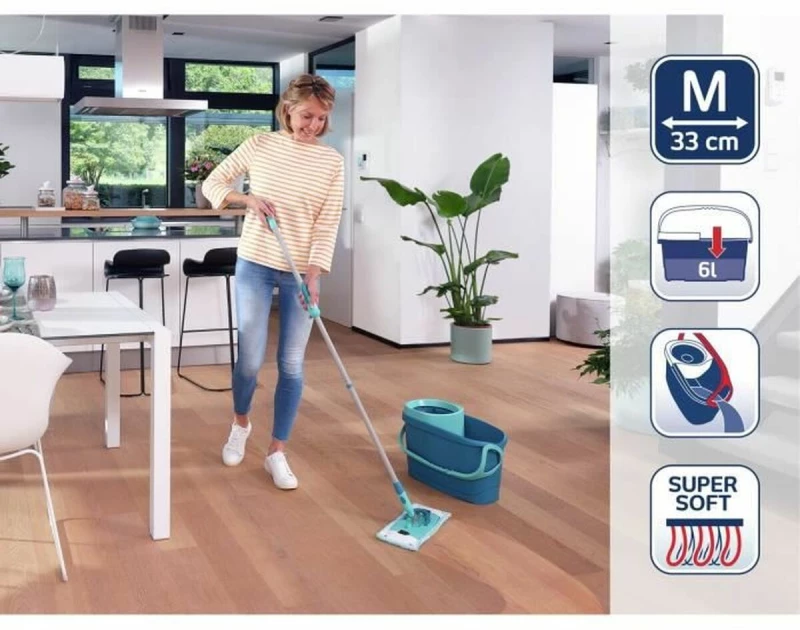 Mop with Bucket Leifheit 52120 6 L