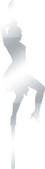 Cake Topper Dancer ΑΣΗΜΙ ΚΑΘΡΕΠΤΗΣ