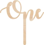 Cake Topper One ΞΥΛΟ