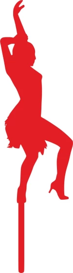 Cake Topper Dancer ΚΟΚΚΙΝΟ