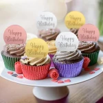 Disc Topper Just Married v2 12 τμχ ROZE GOLD ΚΑΘΡΕΠΤΗΣ