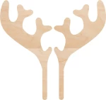 Cake Topper Τάρανδος v4 ΞΥΛΟ