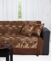 ΡΙΧΤΑΡΙΑ 913 (180CM X 180CM / 180CM X 250CM / 180CM X 300CM) ΚΑΦΕ Silk Fashion