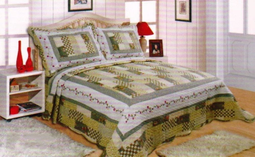 ΚΟΥΒΕΡΛΙ  σετ (160cm x 220cm + 1 x 50cm x 70cm) 36-11 Silk Fashion