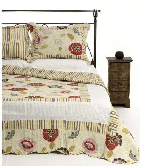 ΚΟΥΒΕΡΛΙ σετ (160cm x 220cm + 1 x 50cm x 70cm) 7556 Silk Fashion