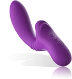 INTENSE - HARRY VIBRATOR FLEXIBLE WITH PURPLE TONGUE