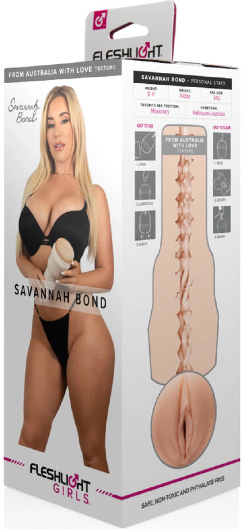 FLESHLIGHT GIRLS SAVANNAH BOND VAGINA