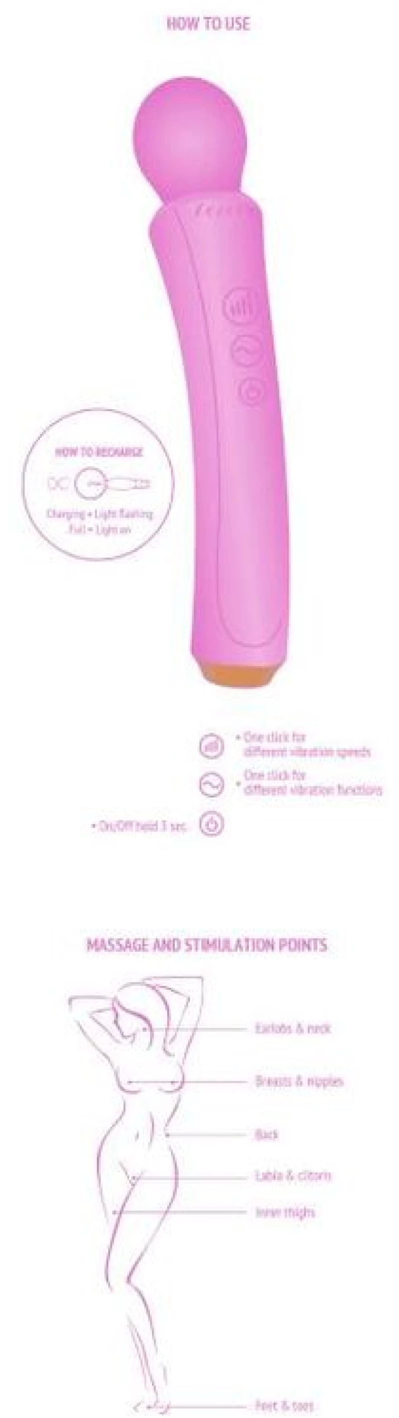 XOCOON - THE CURVED WAND FUCHSIA