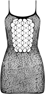 PASSION - BS096 BODYSTOCKING BLACK ONE SIZE