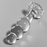 NEBULA SERIES BY IBIZA' - MODEL 1 ANAL PLUG BOROSILICATE GLASS 10.7 X 3 CM CLEAR