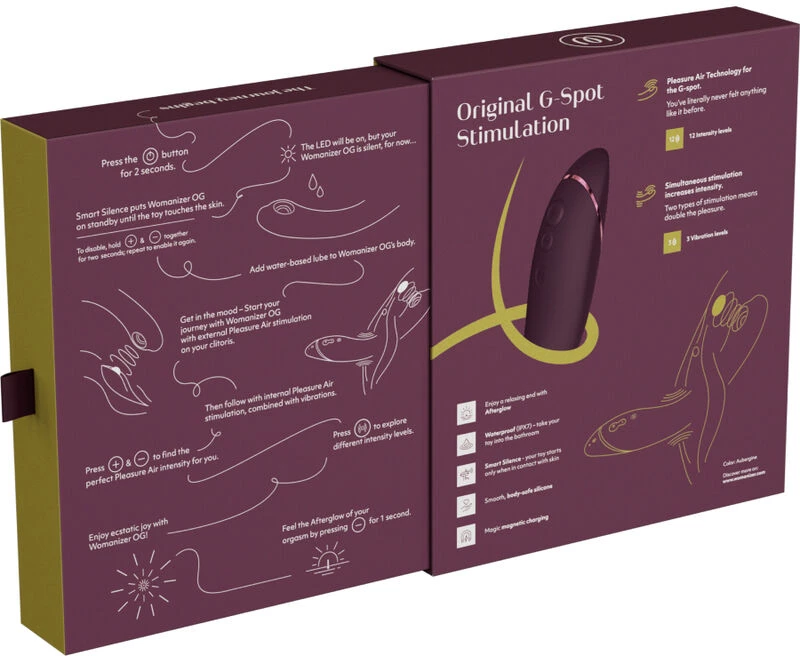 WOMANIZER - OG G-SPOT AUBERGINE