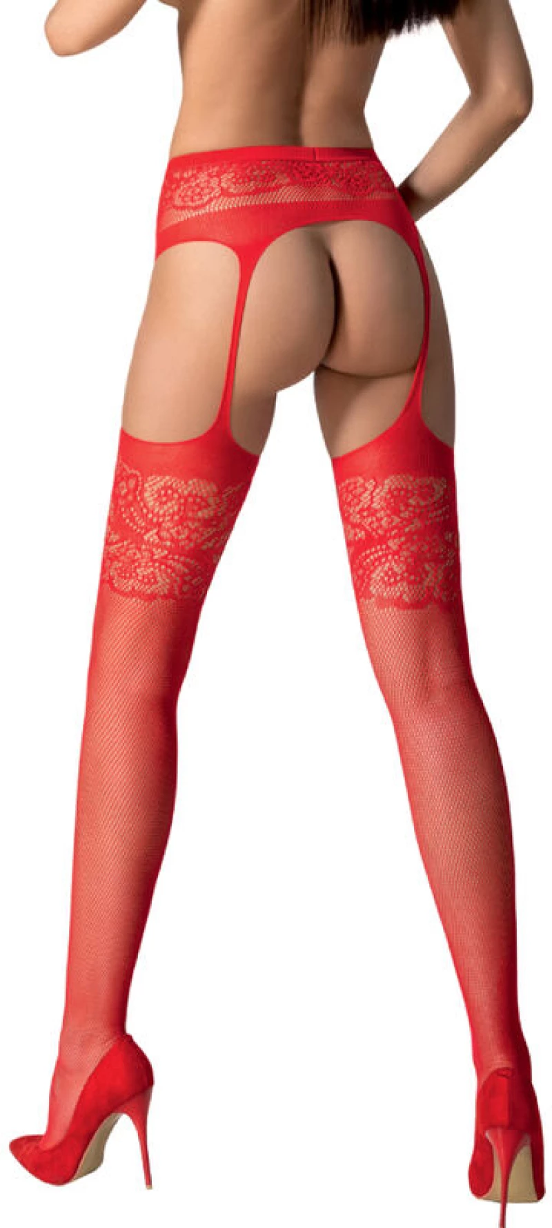 PASSION - S029 STRIP PANTY RED ONE SIZE