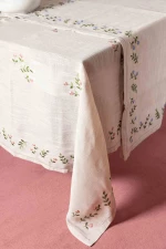 καρέ ( 90cm x 90cm) 866 άμμου/σιέλ Silk Fashion