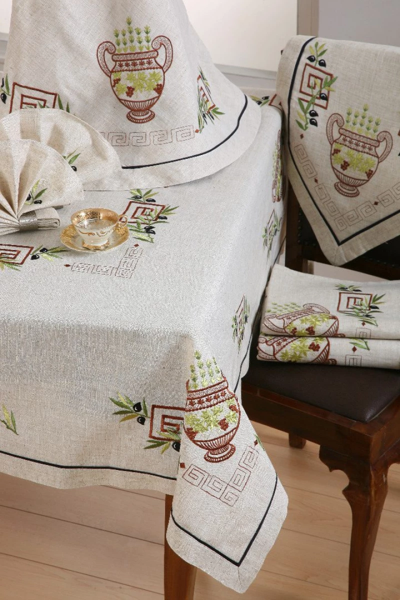 Τραπεζοκαρέ 8012 (135cm x 135cm) Silk Fashion