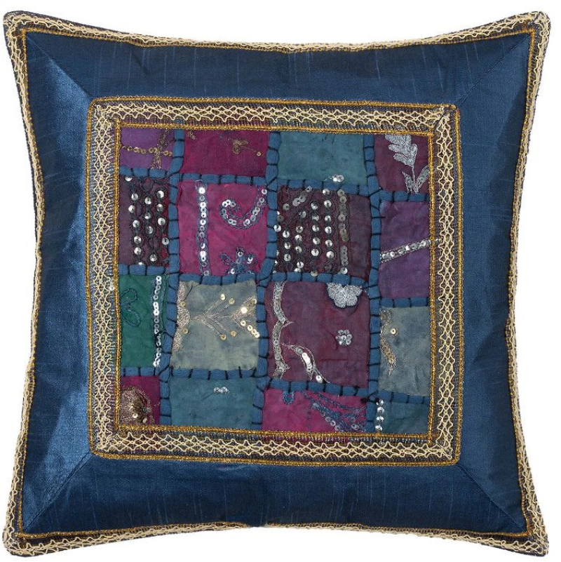 Μαξιλαροθήκη antic με φάσα (45cm x 45cm) ράφ Silk Fashion