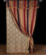 Κουρτίνα efterpi (150cm x 280cm) με τούνελ μπλέ Silk Fashion