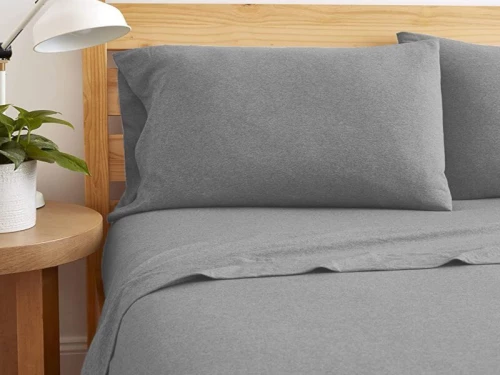 Σεντόνι με Λάστιχο Jersey Βαμβακερό Μακό Γαρύφαλλο 100-180x200+30cm - Γκρι