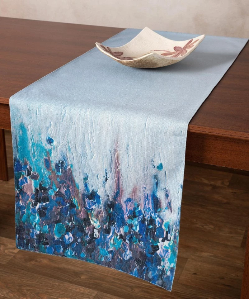 Τραβέρσα με στάμπα (45cm x 170cm) 178 Silk Fashion