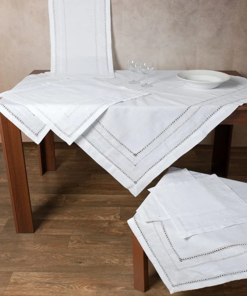 Σετ 602 (7 τεμαχίων) λευκό Silk Fashion